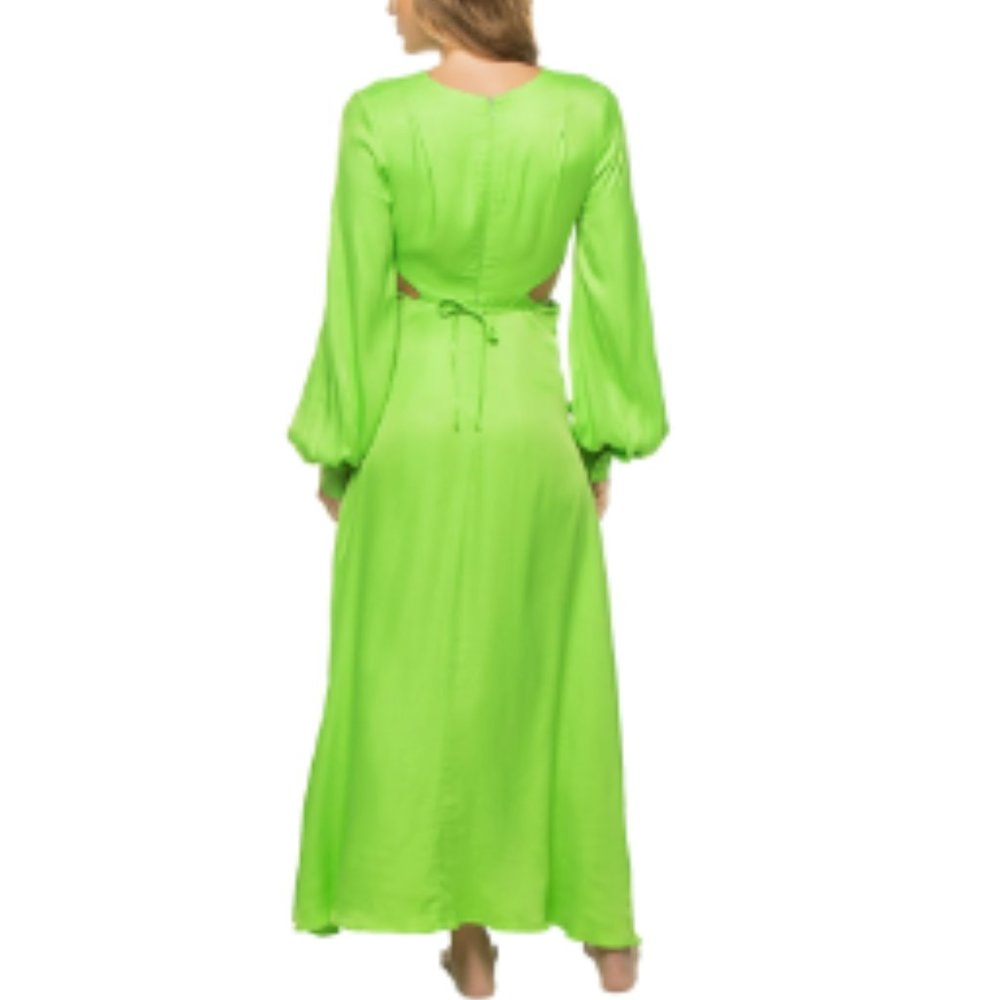 FARM Rio Lime Green Maxi Dress Dopamine - Picture 5 of 13